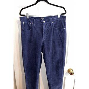 J.CREW Men's Corduroy Pants Navy Straight Leg Cotton Cord Style AC336 Sz 32
